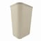 Rubbermaid Commercial 10 gal Rectangular Indoor Metal Can, Beige, Open Top, Fiberglass, 15 in FG254400BEIG - alternate 3